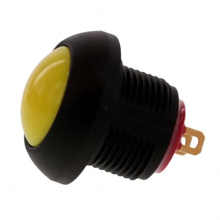 TE Connectivity PB7 Series Push Button Switch, On-(On), Panel Mount, SPST - NC, 50 V dc, 125V ac, IP68 [PB7B2RS5M1CAL00]; 239-6783