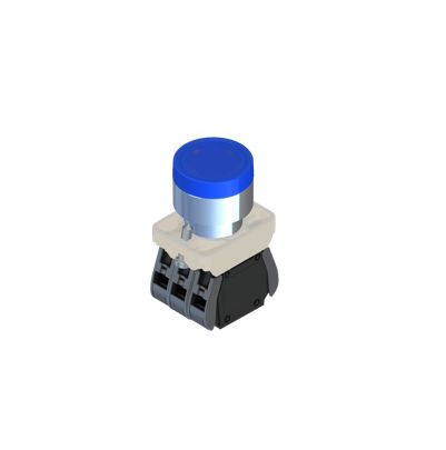 RS PRO Illuminated Push Button Complete Unit, 22.5mm Cutout, SPST [0]; 239-8196