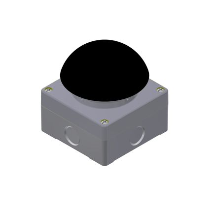 RS PRO Push Button Complete Unit, 94mm Cutout, 1NO + 1NC [0]; 239-8211