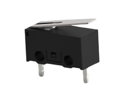 TE Connectivity Lever Snap Action Micro Switch, PCB Terminal, 0.1A at 30VDC, SPST [SAJ101XHL0N74SNCPTQ]; 239-8336