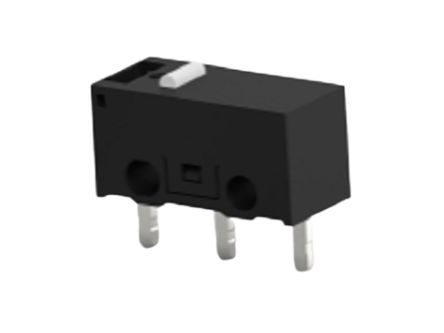 TE Connectivity Pin Plunger Snap Action Micro Switch, PCB Terminal, 0.1A at 30VDC, SPDT [SAJ101XPP0N74SDTPTQ]; 239-8341
