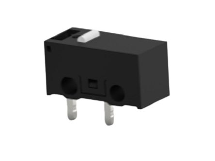 TE Connectivity Pin Plunger Snap Action Micro Switch, PCB Terminal, 0.1A at 30VDC, SPST [SAJ101XPP0N74SNOPTQ]; 239-8345