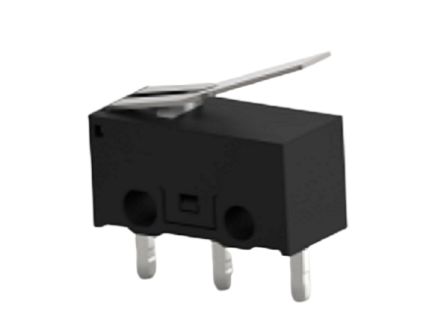 TE Connectivity Lever Snap Action Micro Switch, PCB Terminal, 3A at 125VAC, SPDT [SAJ13XXBL0N88SDTPTQ]; 239-8354