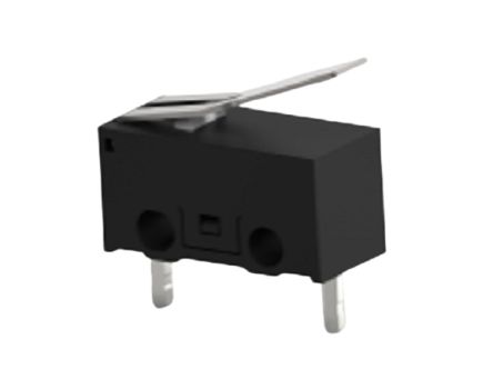 TE Connectivity Lever Snap Action Micro Switch, PCB Terminal, 3A at 125VAC, SPST [SAJ13XXBL0N88SNCPTQ]; 239-8355