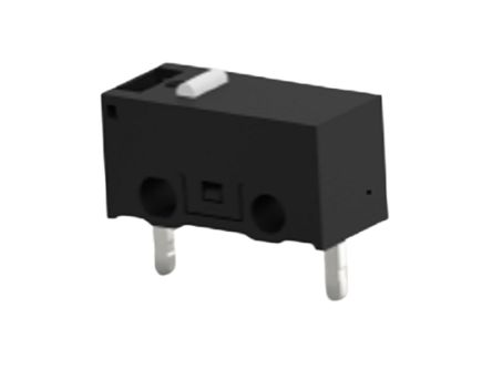 TE Connectivity Pin Plunger Snap Action Micro Switch, PCB Terminal, 3A at 125VAC, SPST [SAJ13XXPP0N88SNCPTQ]; 239-8370