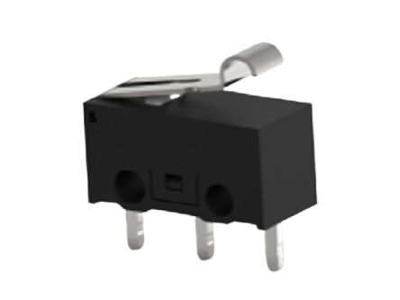 TE Connectivity Roller Snap Action Micro Switch, PCB Terminal, 3A at 125VAC, SPDT [SAJ13XXRHLN88SDTPTQ]; 239-8375