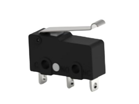 TE Connectivity Roller Snap Action Micro Switch, Solder Terminal, 3A at 30VDC, 3A at 250VAC, 5A at 125VAC, SPDT [SAJ25YXRHL147SDTSEQ]; 239-8385