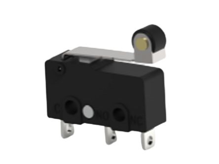 TE Connectivity Wheel Snap Action Micro Switch, Solder Terminal, 3A at 30VDC, 3A at 250VAC, 5A at 125VAC, SPDT [SAJ25YXWHL147SDTSEQ]; 239-8389