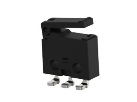 TE Connectivity Lever Snap Action Micro Switch, Left Angle PCB Terminal, 0.5A at 30VDC, SPDT [SAJ405XHL0N30SDTSLQ]; 239-8397