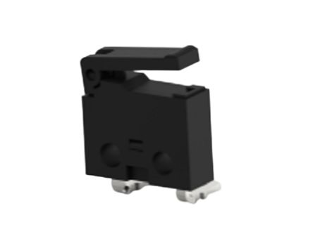 TE Connectivity Lever Snap Action Micro Switch, Right Angle PCB Terminal, 0.5A at 30VDC, SPST [SAJ405XHL0N30SNCLRQ]; 239-8406