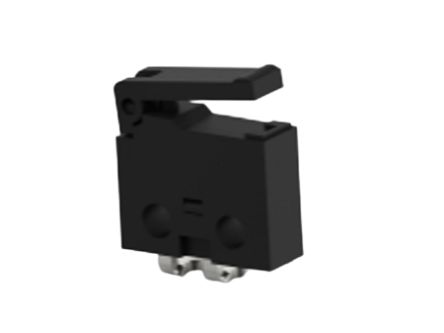 TE Connectivity Lever Snap Action Micro Switch, Right Angle PCB Terminal, 0.5A at 30VDC, SPST [SAJ405XHL0N30SNOLRQ]; 239-8415
