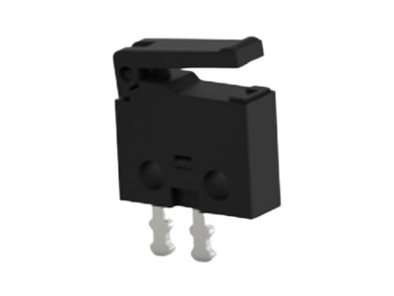 TE Connectivity Lever Snap Action Micro Switch, PCB Terminal, 0.5A at 30VDC, SPST [SAJ405XHL0N30SNOUPQ]; 239-8424
