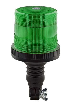 RS PRO Green Flashing Beacon, 10 → 110 V, Base Mount, LED Bulb [0]; 239-9234