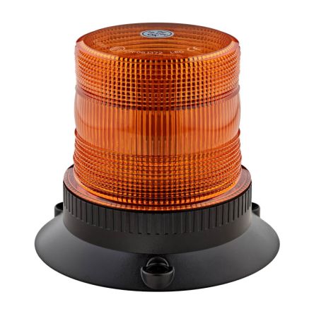 RS PRO Amber Flashing Beacon, 10 → 110 V, Base Mount, LED Bulb [0]; 239-9236