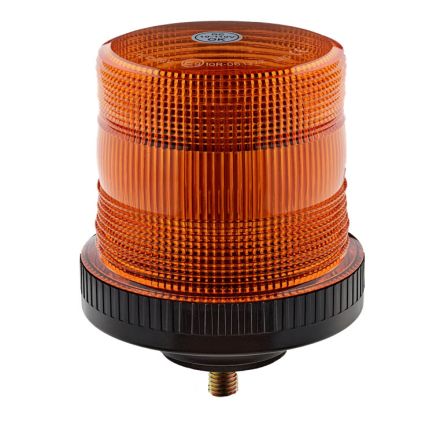 RS PRO Amber Flashing Beacon, 10 → 110 V, Base Mount, LED Bulb [0]; 239-9241
