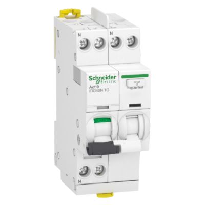 Schneider Electric RCBO, 25A Current Rating, 1P+N Poles, 30mA Trip Sensitivity, Type C, Acti9 Range [A9DX3625]; 239-9965