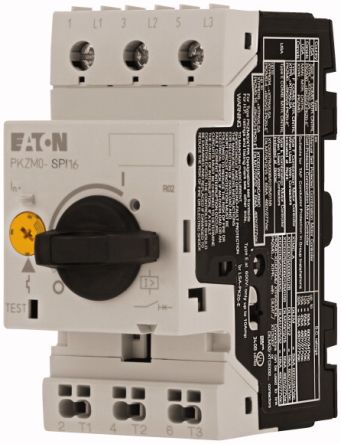 Eaton 250 mA PKZM0 Motor Protection Circuit Breaker, 690 V [199178 PKZM0-0,25-SPI16]; 240-2727