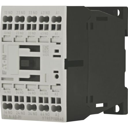 Eaton DILA relays DILA Contactor Relay, 24 V dc Coil, 4 A, 4 N/O [199208 DILA-40(24VDC)-PI]; 240-2757