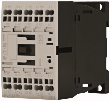 Eaton DILA relays Contactor Relay, 120 V ac Coil, 4 A, 2 NC, 2 NO [199215 DILA-22(110V50HZ,120V60HZ)-PI]; 240-2762