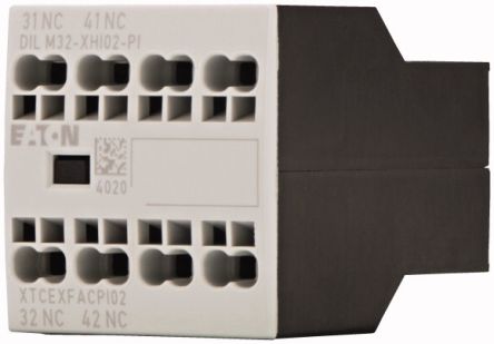 Eaton Auxiliary Contact, 2 Contact, 2 NC, Front Fixing [199310 DILM32-XHI02-PI]; 240-2849