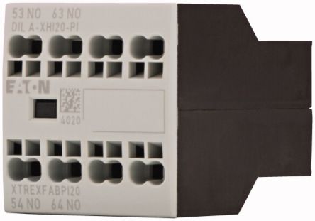 Eaton Auxiliary Contact, 2 Contact, 2 NO, Front Fixing [199313 DILA-XHI20-PI]; 240-2853