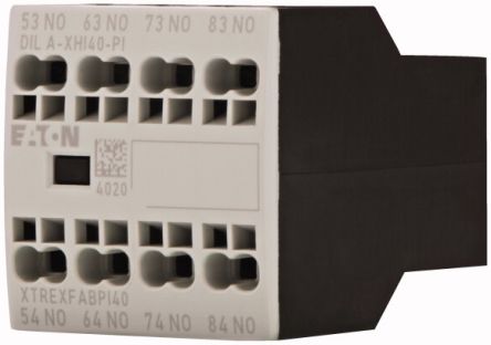Eaton Auxiliary Contact, 4 Contact, 4 NO, Front Fixing [199317 DILA-XHI40-PI]; 240-2857