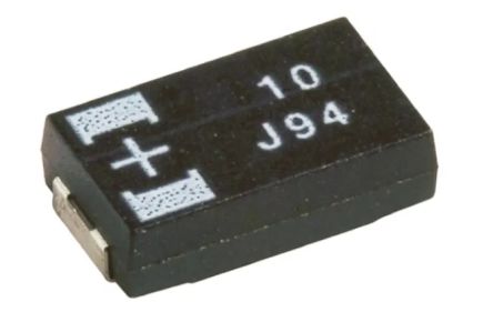Panasonic 100μF Tantalum Capacitor 20V dc, TQC Series [20TQC100MD2]; 240-3743