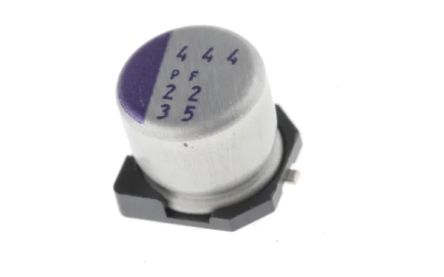 Panasonic 39μF Surface Mount Polymer Capacitor, 35V [35SVPF39M]; 240-3744