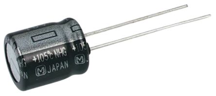 Panasonic 1000μF Aluminium Electrolytic Capacitor 6.3V dc, Radial, Through Hole - ECA0JHG102 [ECA0JHG102]; 240-3751