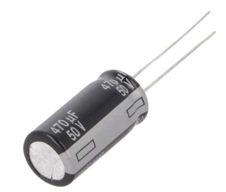 Panasonic 470μF Aluminium Electrolytic Capacitor 50V dc, Radial, Through Hole - ECA1HHG471B [ECA1HHG471B]; 240-3762