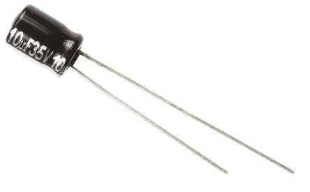 Panasonic 10μF Aluminium Electrolytic Aluminium Electrolytic Capacitor 35V dc, Radial, Through Hole - EEAGA1V100H [EEAGA1V100H]; 240-3775