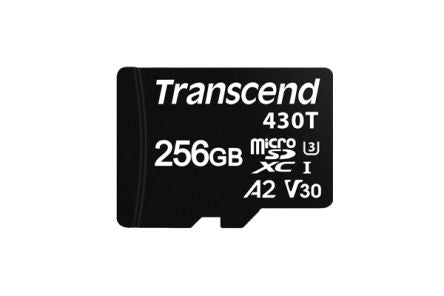 Transcend 128 GB MicroSDXC Micro SD Card, A2, U3, V30 [TS128GUSD430T]; 240-5445