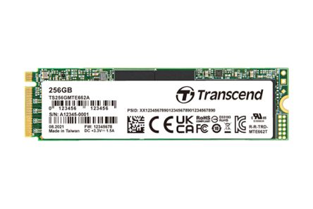 Transcend MTE662A M.2 256 GB Internal SSD [TS256GMTE662A]; 240-5488