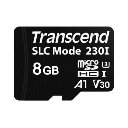 Transcend 8 GB MicroSDHC Micro SD Card, A1, U3, V30 [TS8GUSD230I]; 240-5600