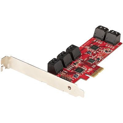 StarTech.com 10 port SATA PCIe Card [10P6G-PCIE-SATA-CARD]; 240-6200