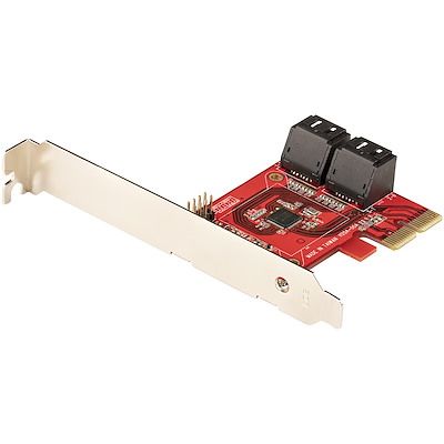 StarTech.com 4 port SATA PCIe Card [4P6G-PCIE-SATA-CARD]; 240-6203