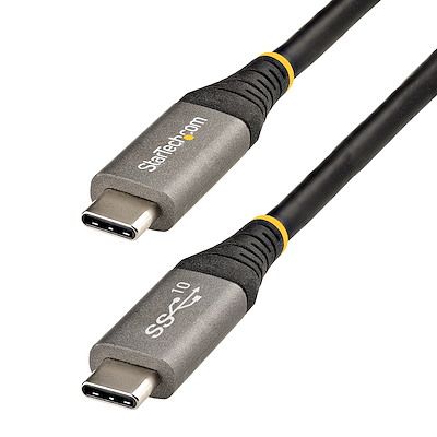 StarTech.com USB 3.1, Male USB C to Male USB C, 10Gbps, 1m [USB31CCV1M]; 240-6250