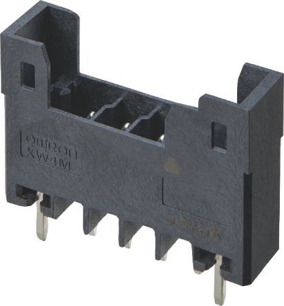 Omron, 3.5mm Pitch, 4 Way, Pluggable Terminal Block, Header, PCB Mount, XW4M-04D1-V1DA [XW4M-04D1-V1DA]; 240-6259
