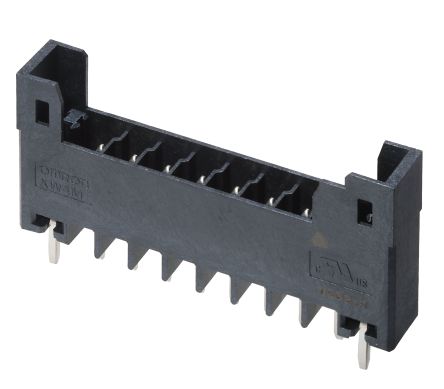 Omron, 3.5mm Pitch, 8 Way, Pluggable Terminal Block, Header, PCB Mount, XW4M-08D1-V1DS [XW4M-08D1-V1DS]; 240-6269