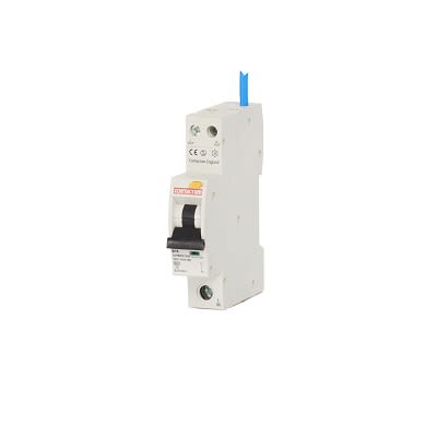 Contactum RCBO, 16A Current Rating, 1P Poles, 30mA Trip Sensitivity, Type B, CCPBR Range [CCPBR0616AB]; 240-6384