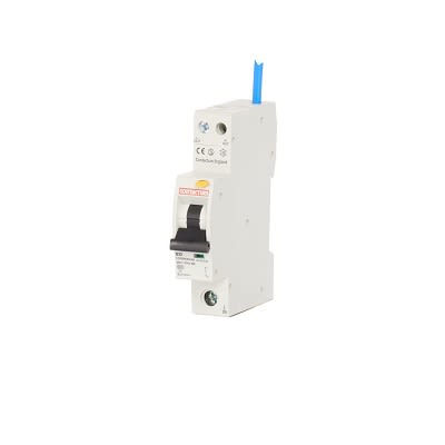 Contactum RCBO, 32A Current Rating, 1P Poles, 30mA Trip Sensitivity, Type B, CCPBR Range [CCPBR0632AB]; 240-6388