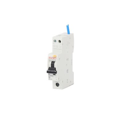 Contactum RCBO, 50A Current Rating, 1P Poles, 30mA Trip Sensitivity, Type B, CCPBR Range [CCPBR0650AB]; 240-6390