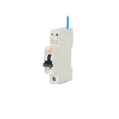 Contactum RCBO, 16A Current Rating, 1P Poles, 30mA Trip Sensitivity, Type B, CCPBR Range [CCPBR1016AB]; 240-6396