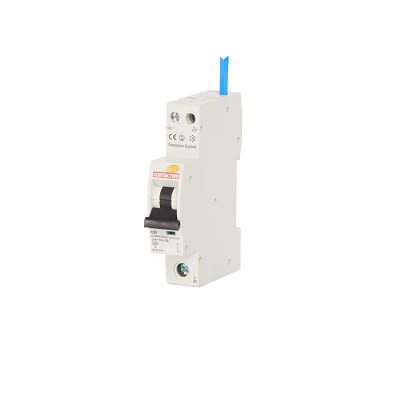 Contactum RCBO, 20A Current Rating, 1P Poles, 30mA Trip Sensitivity, Type C, CCPBR Range [CCPBR1020AC]; 240-6399