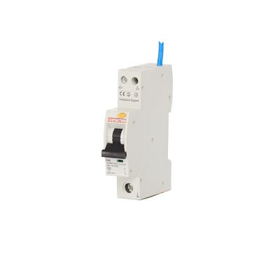 Contactum RCBO, 32A Current Rating, 1P Poles, 30mA Trip Sensitivity, Type C, CCPBR Range [CCPBR1032AC]; 240-6402