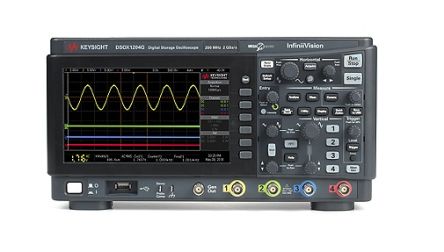 Keysight Technologies DSOX1204G+DSOX1200A-100 InfiniiVision 1000 X Series, 100MHz Bench Oscilloscope, 4 Analogue [DSOX1204G+DSOX1200A-100]; 240-6600