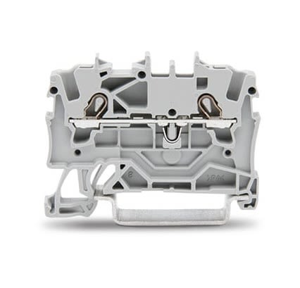 WAGO 2001-1201 TOPJOB S, 2001 Series Grey, 1.5mm², Single-Level, Push-In Cage Clamp Termination, ATEX, IECEx [2001-1201]; 240-7718