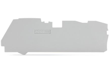 WAGO TOPJOB S, 2116 Series End and Intermediate Plate for Use with 2116 Series Terminal Blocks [2116-1391]; 240-7739