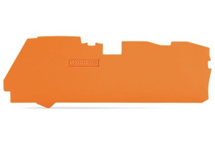 WAGO TOPJOB S, 2116 Series End and Intermediate Plate for Use with 2116 Series Terminal Blocks [2116-1392]; 240-7741