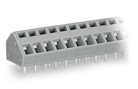 WAGO PCB Terminal Block, 5-Contact, 5/5.08mm Pitch, Through Hole Mount, 1-Row [236-405]; 240-7775